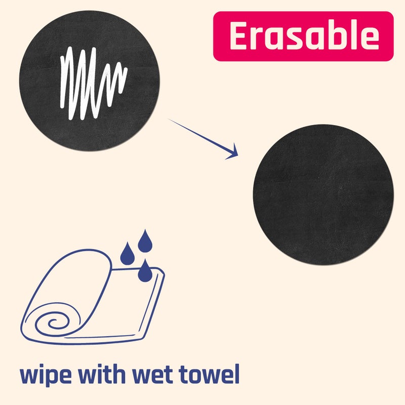 TownStix 200-Pack, Chalkboard Labels Stickers, Erasable and Reusable - Rectangle, 6"" x 4"" - Image 4